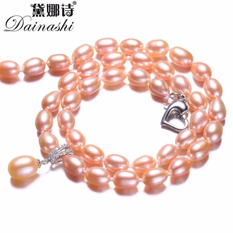 Pearl Trim Chain - Dainashi 925 Sterling Silver Trân Necklace,