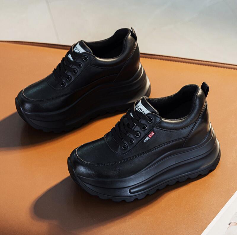 Genuine Leather Casual Shoes W - đánh giá và giá Guipure Lace Panel