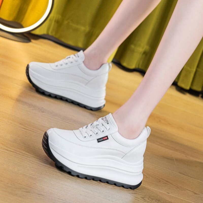 Genuine Leather Casual Shoes W - đánh giá và giá Guipure Lace Panel