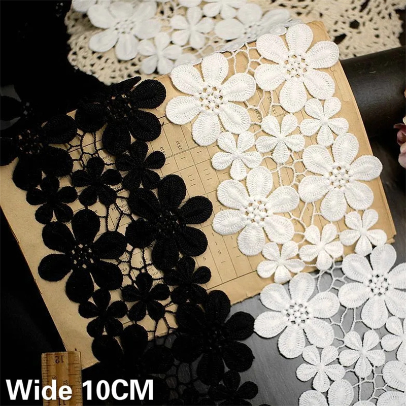 10CM Cao Cấp Tinh Tế Phối Ren  - đánh giá và giá Guipure Lace Panel