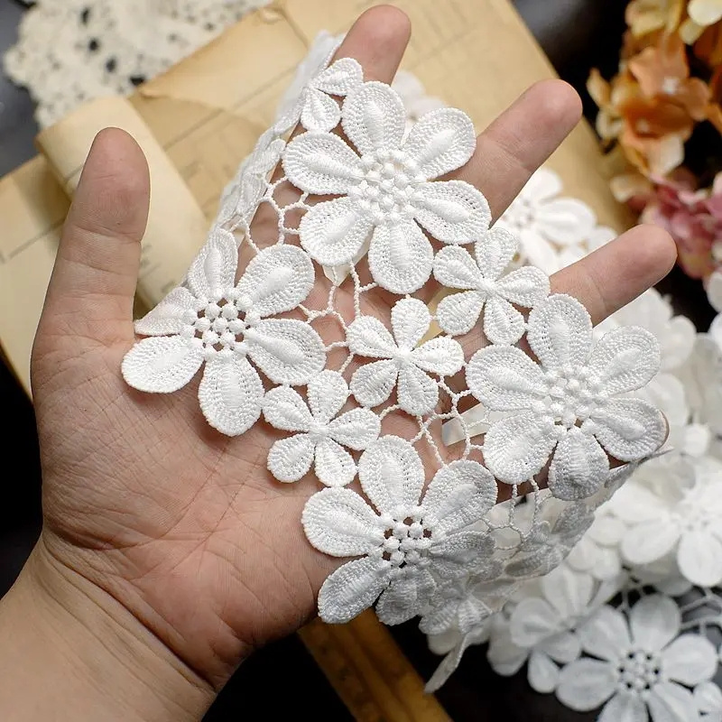 10CM Cao Cấp Tinh Tế Phối Ren  - đánh giá và giá Guipure Lace Panel