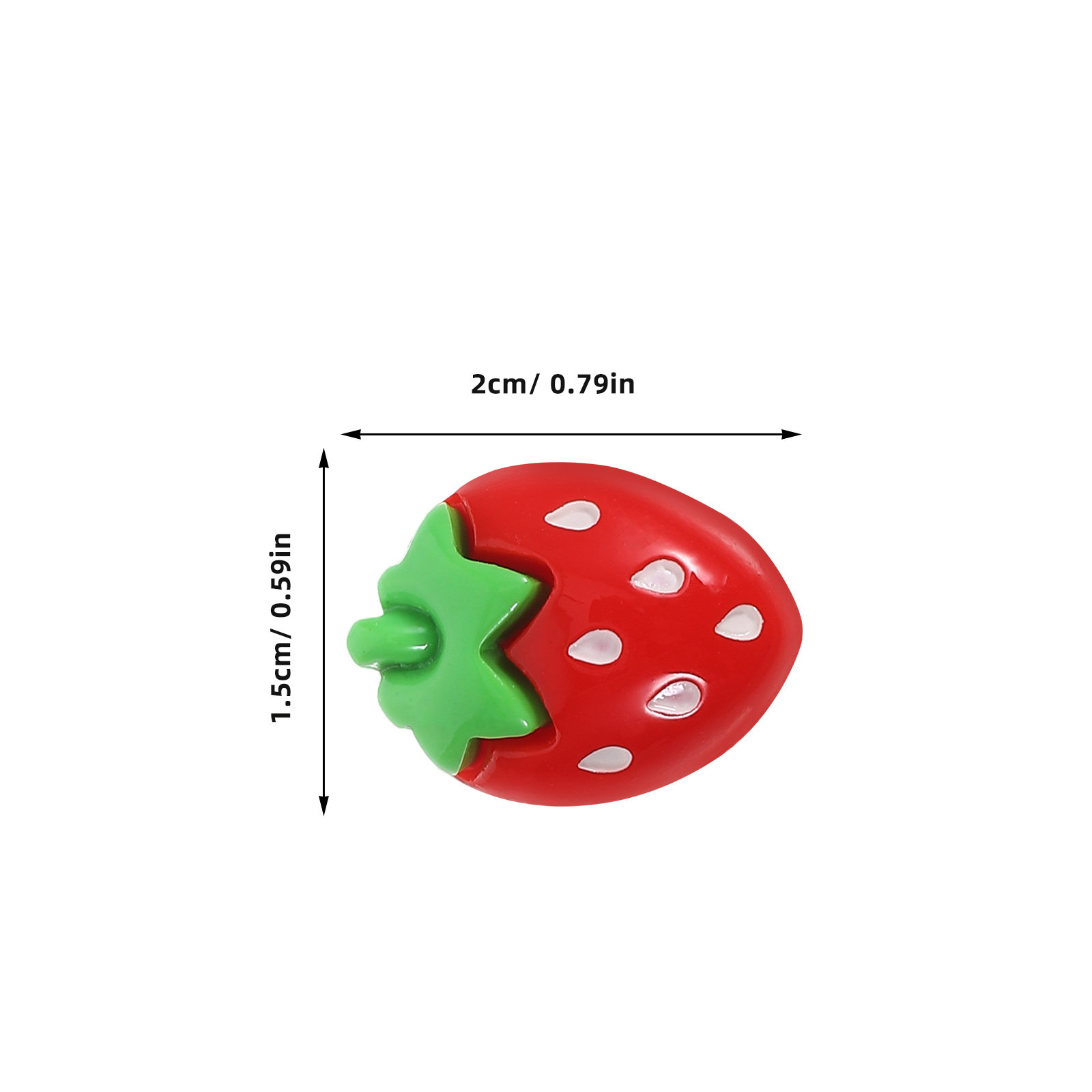 50Pcs Miniature Strawberry Res - đánh giá và giá Craft Embellishments