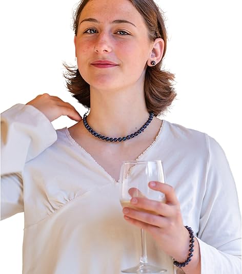 Hengsheng 5-6.5mm Near Round B - đánh giá và giá Pearl Trim Chain
