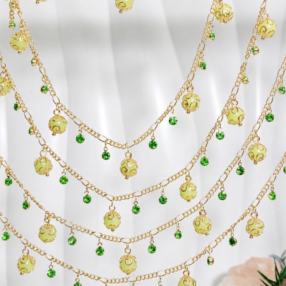 0.5Meter/1Meter Glass Bead Rhi - đánh giá và giá Pearl Trim Chain